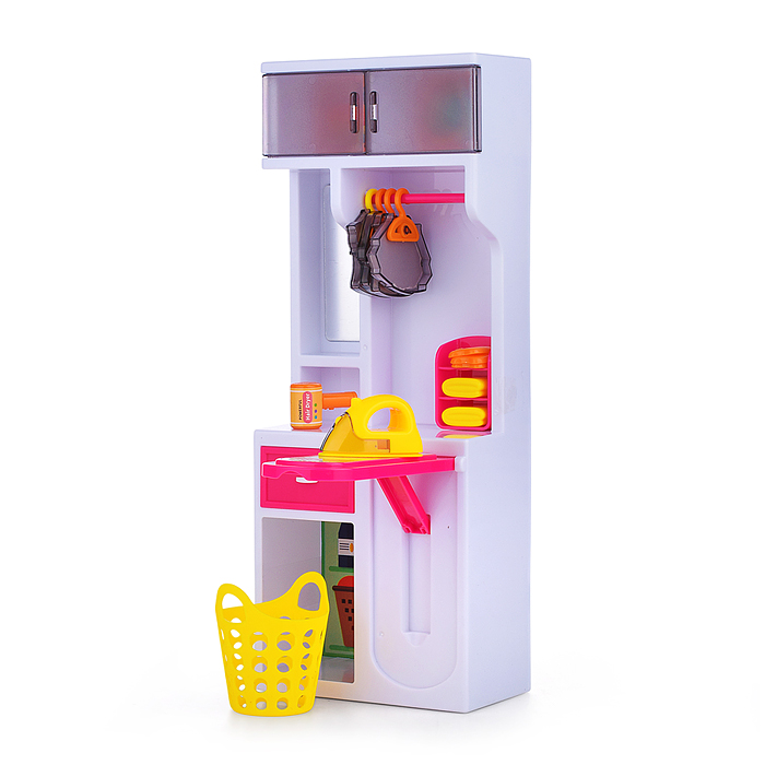 Мебель для кукол 818-323 "Прачечная" в коробке