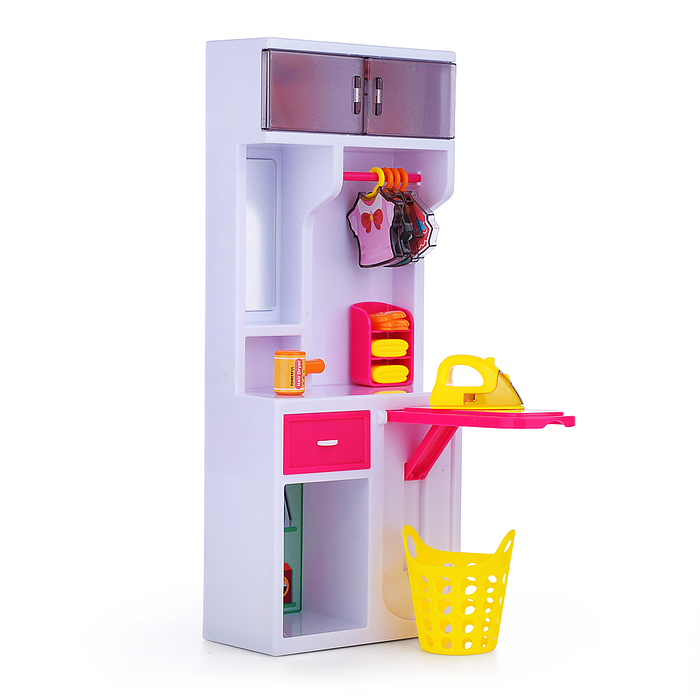 Мебель для кукол 818-323 "Прачечная" в коробке