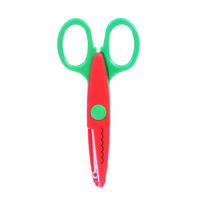 Ножницы детские "Cosmo. Zig Zag" 13 см, с фигурными лезвиями, ассорти