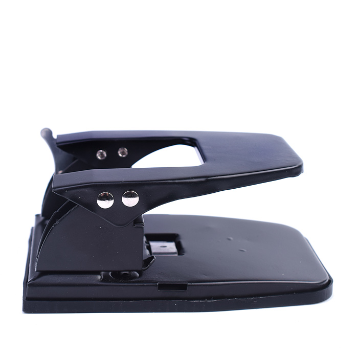 Дырокол "Attomex" (30 листов) металлический с линейкой, в картонной коробке, черный