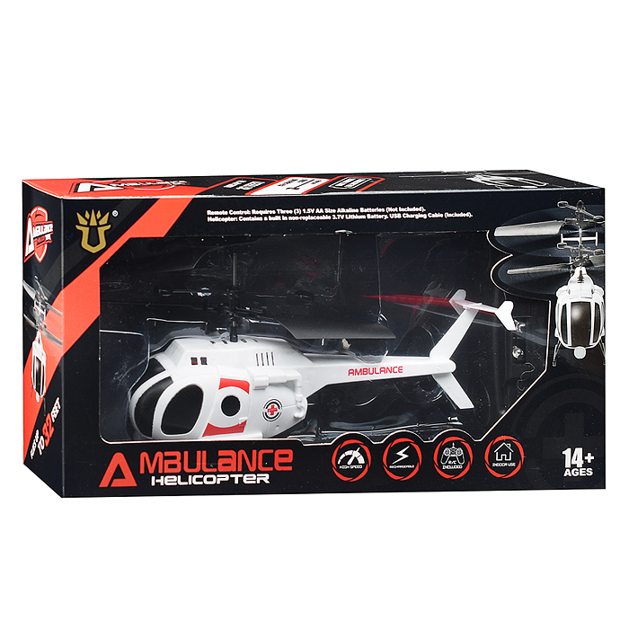 Вертолет KP666-29 "Медицина катастроф" р/у, 27 MHz, в коробке