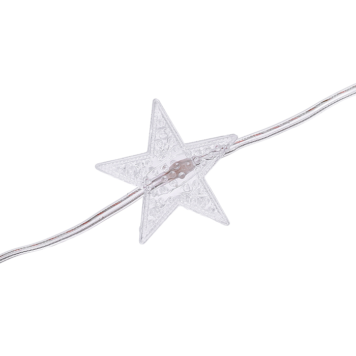 Электрогирлянда интерьерная "Снежинки" теплый