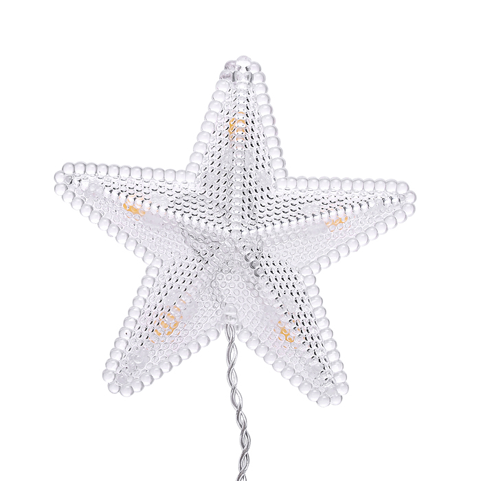 Электрогирлянда интерьерная "Звёздочки" теплый