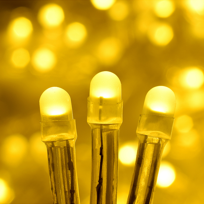 Электрогирлянда Бахрома, 6м, 192 лампы, теплый