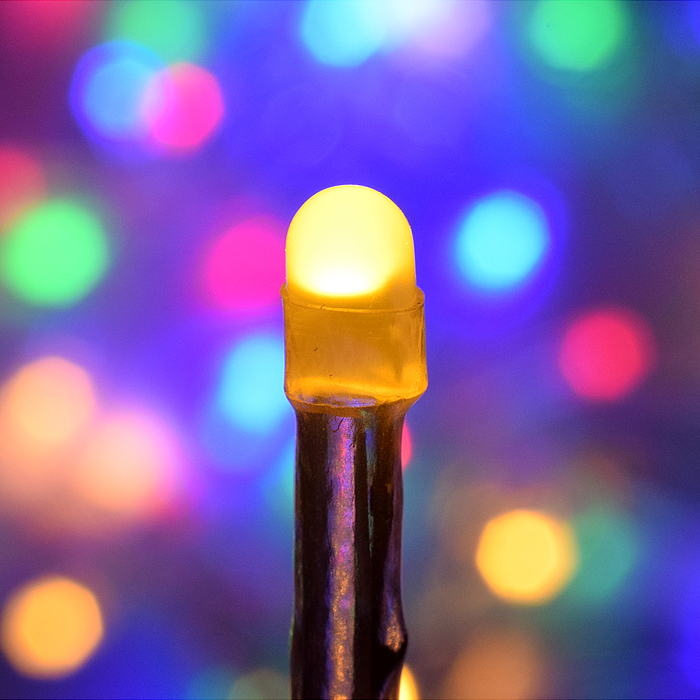 Электрогирлянда Бахрома, 9м, 288 ламп, цветная