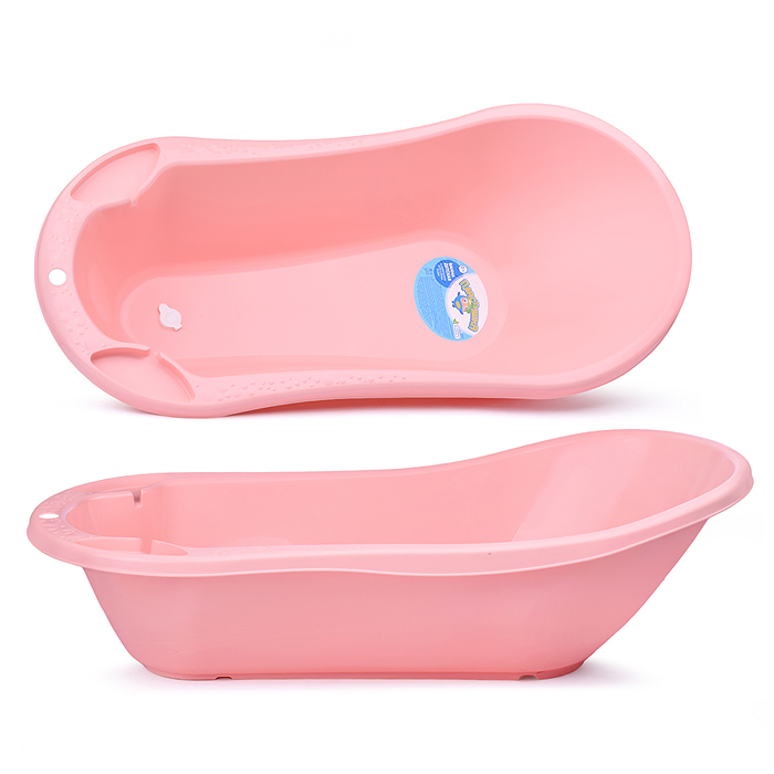 Ванна детская с клапаном для слива воды, 1000х490х305мм, 46л (Светло-розовый)
