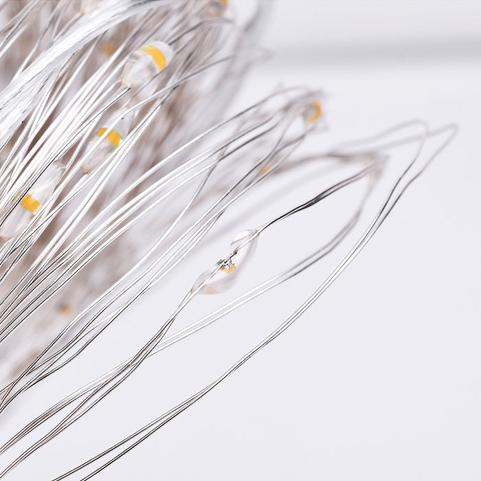 Электрогирлянда 20м, 200 ламп, цветная