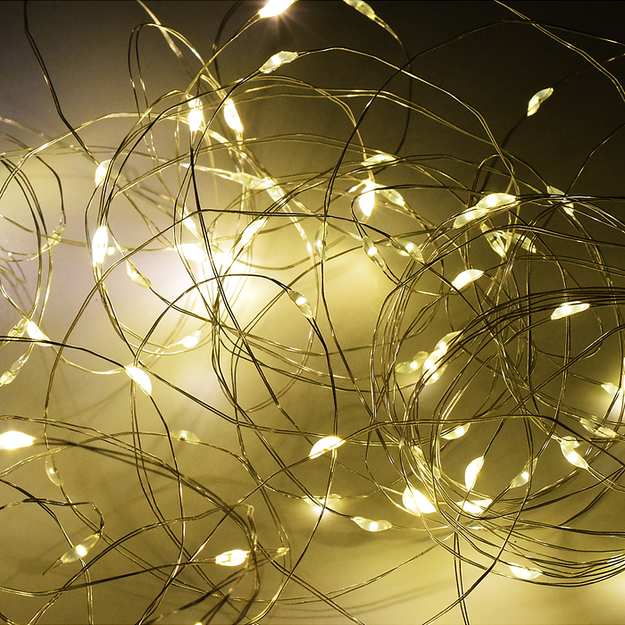 Фото к товару Электрогирлянда 5м, 50 ламп, теплый Электрогирлянда 5м, 50 ламп, теплый