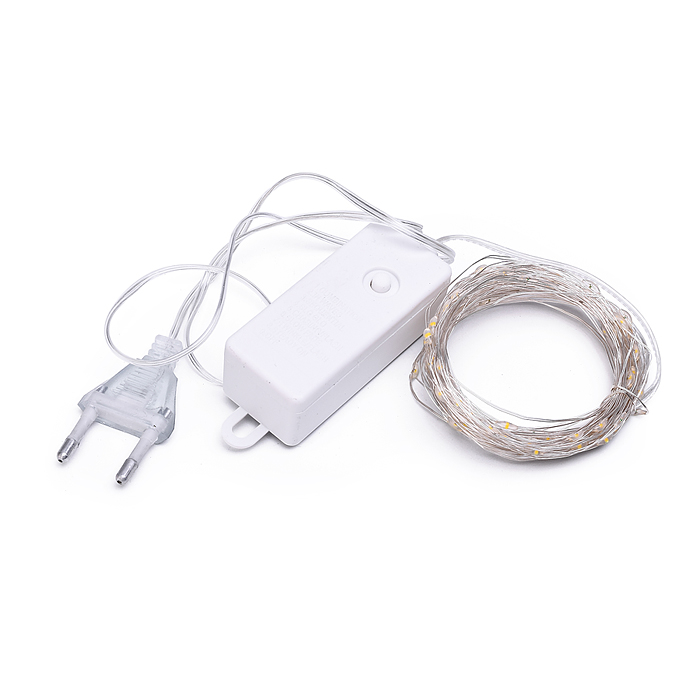 Фото к товару Электрогирлянда 5м, 50 ламп, теплый Электрогирлянда 5м, 50 ламп, теплый