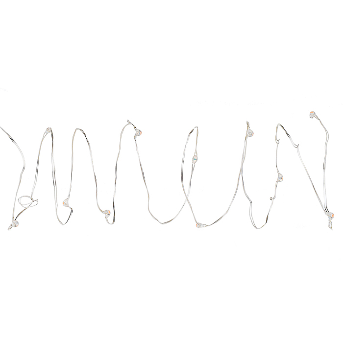 Электрогирлянда 10м, 100 ламп, цветная