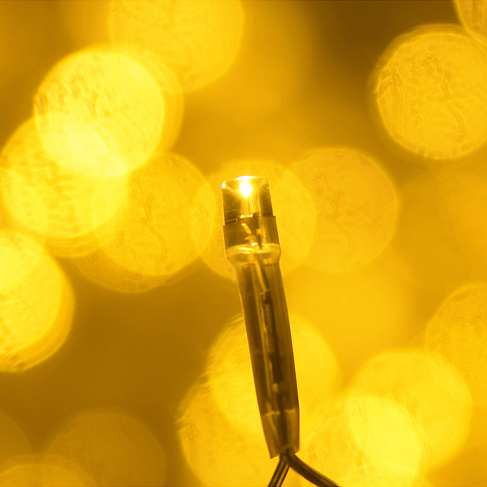 Электрогирлянда интерьерная "Звёздочки и снежинки" тёплый свет