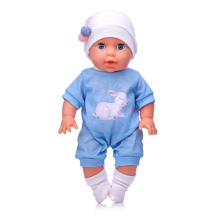 Пупс YL2535A-H "Мишенька" (пьет, писает) с аксессуарами, в коробке