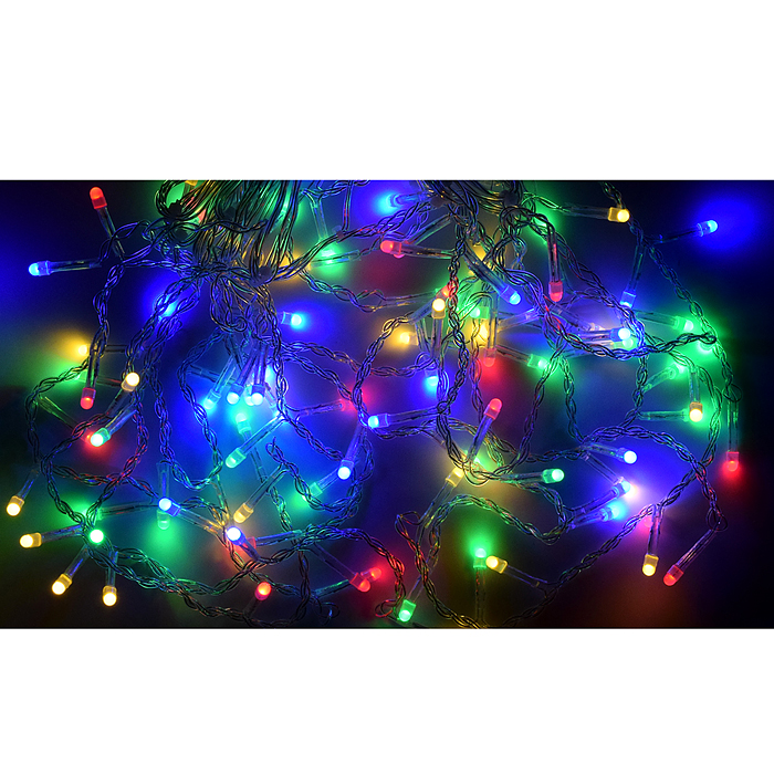 Электрогирлянда Бахрома, 6м, 192 лампы, цветная