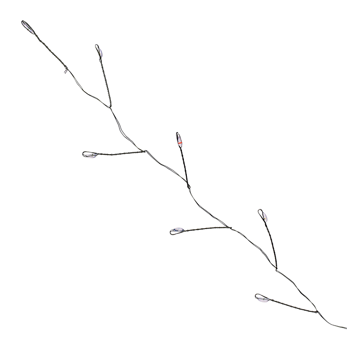 Электрогирлянда Мишура, 3м, 100 ламп, цветная