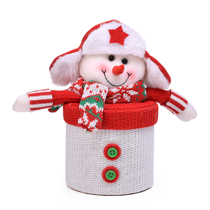 Новогоднее украшение S2346 "Снеговик" 19 см.