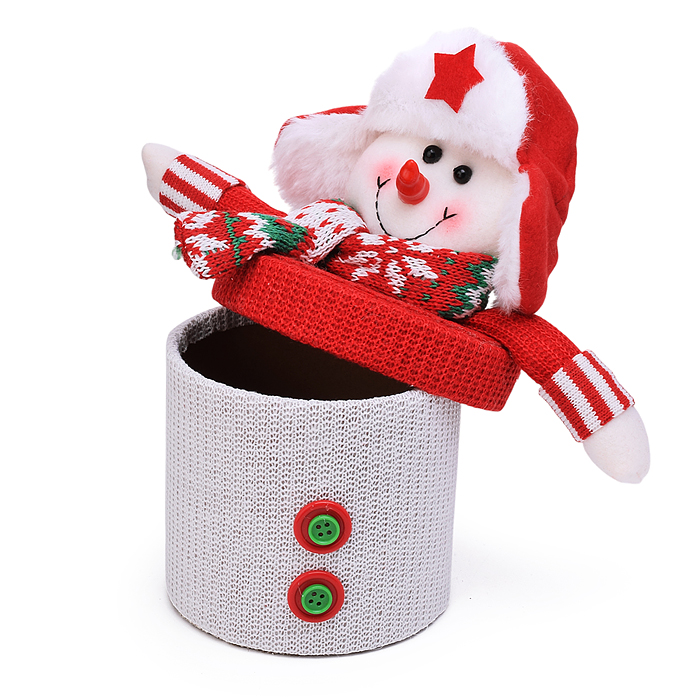 Новогоднее украшение S2346 "Снеговик" 19 см.