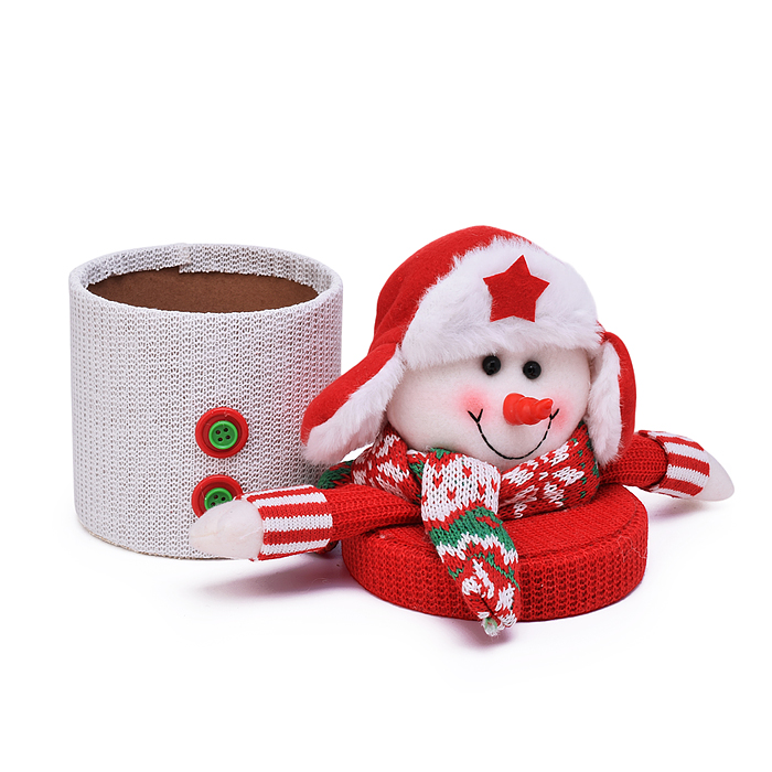 Новогоднее украшение S2346 "Снеговик" 19 см.