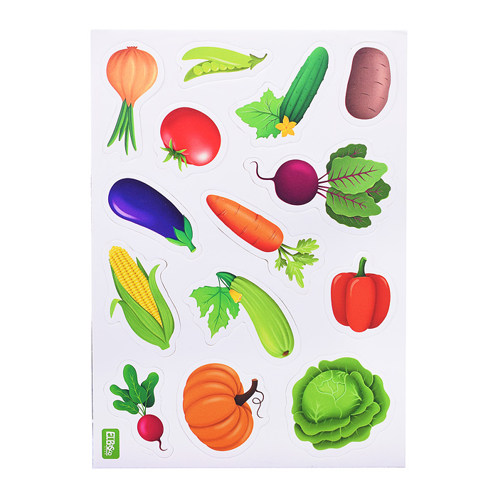 Наборы тематических магнитов "Овощи и фрукты"