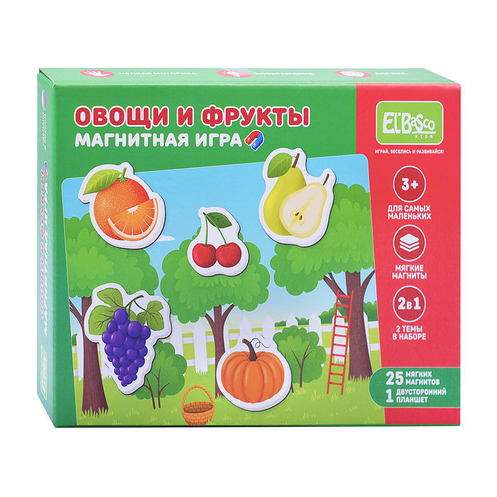 Наборы тематических магнитов "Овощи и фрукты"