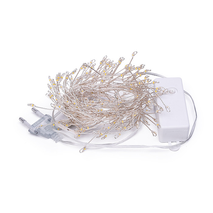 Электрогирлянда 3м, 200 ламп, цветная