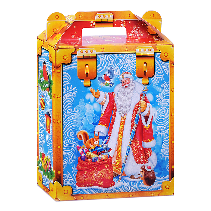 Фото к товару Коробка для подарка "Золотой сундучок" Коробка для подарка "Золотой сундучок"