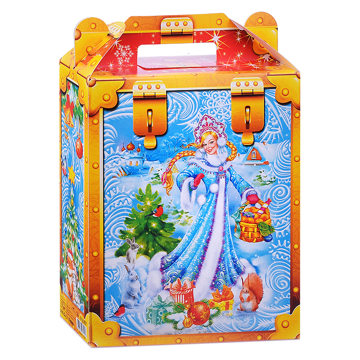 Фото к товару Коробка для подарка "Золотой сундучок" Коробка для подарка "Золотой сундучок"