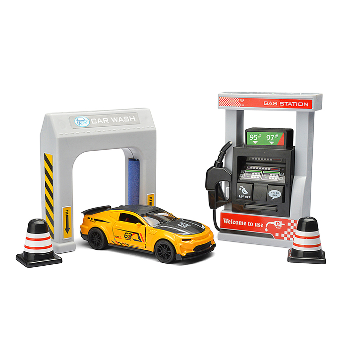 Игровой набор 890-39A "Заправочная станция" в коробке
