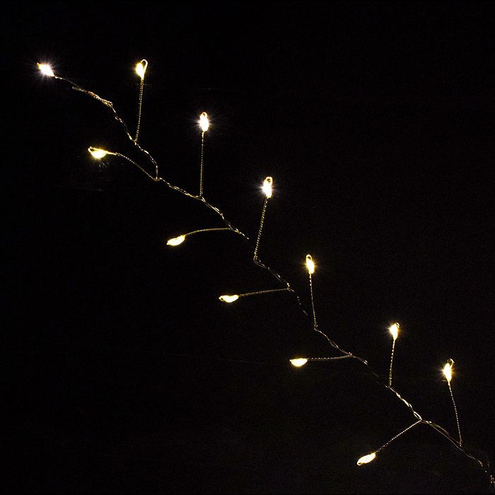 Электрогирлянда 3м, 200 ламп, теплый