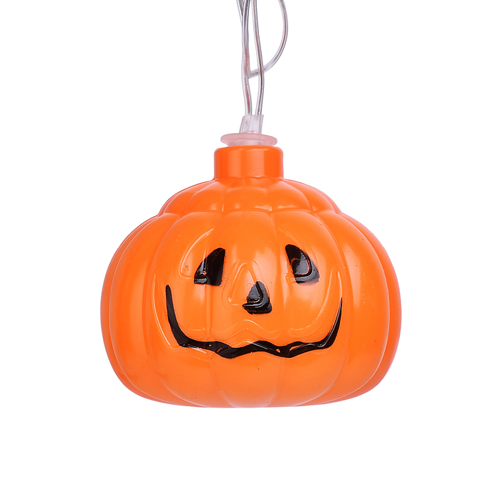 Фото к товару Электрогирлянда Тыквочки, 2м, 10 ламп Электрогирлянда Тыквочки, 2м, 10 ламп