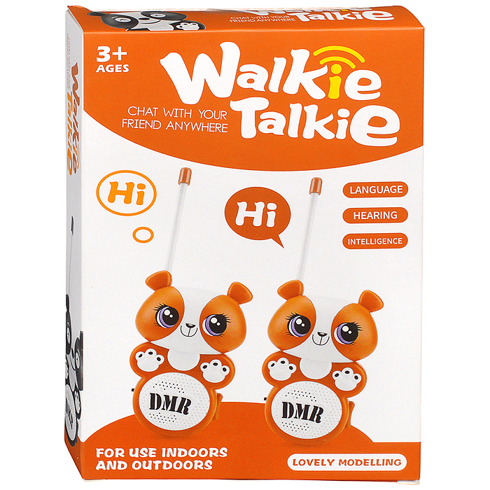 Рация детская 6345A "Зверята" в коробке