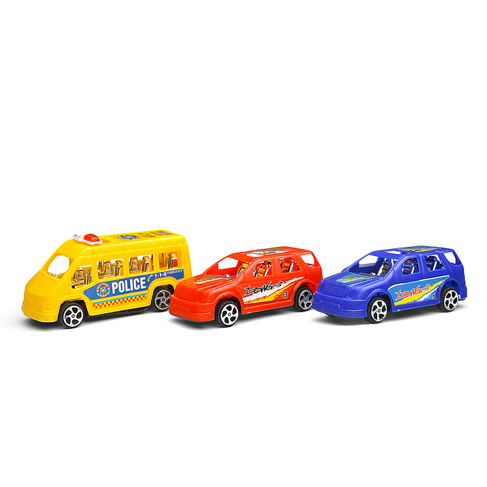 Автовоз 931-16 "Автодрайв" с машинками, в пакете