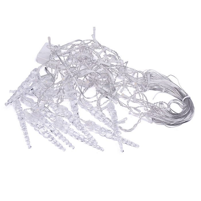 Электрогирлянда Бахрома, 3м, 96 ламп, теплый