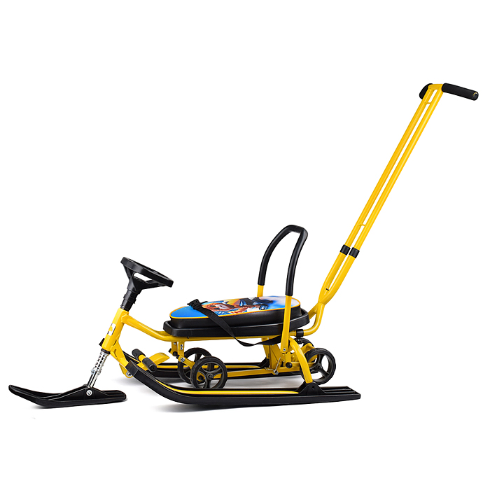 Фото к товару Игрушка Снегокат детский 111 "Mobile" с Т-образным толкателем и колесной базой (Котик на желтом снег Игрушка Снегокат детский 111 "Mobile" с Т-образным толкателем и колесной базой (Котик на желтом снег