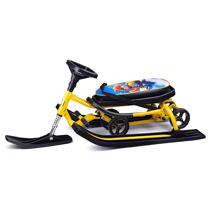 Фото к товару Игрушка Снегокат детский 111 "Mobile" с Т-образным толкателем и колесной базой (Котик на желтом снег Игрушка Снегокат детский 111 "Mobile" с Т-образным толкателем и колесной базой (Котик на желтом снег