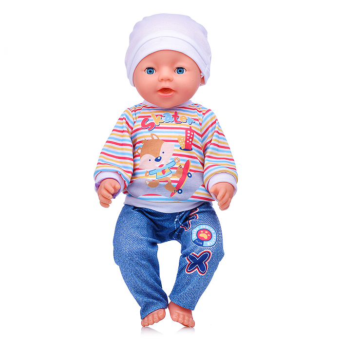 Пупс BL241K "Витенька" (пьет, писает) с аксессуарами, в коробке