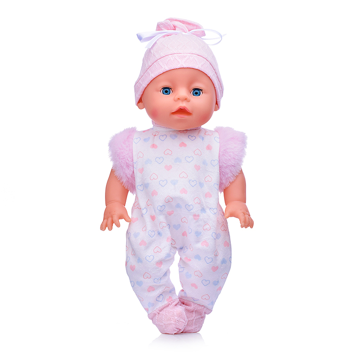 Пупс YL2535A-D "Симона" (пьет, писает) с аксессуарами, в коробке