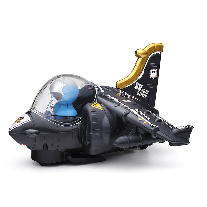 Самолет 286-28 "Истребитель" на батарейках, в коробке