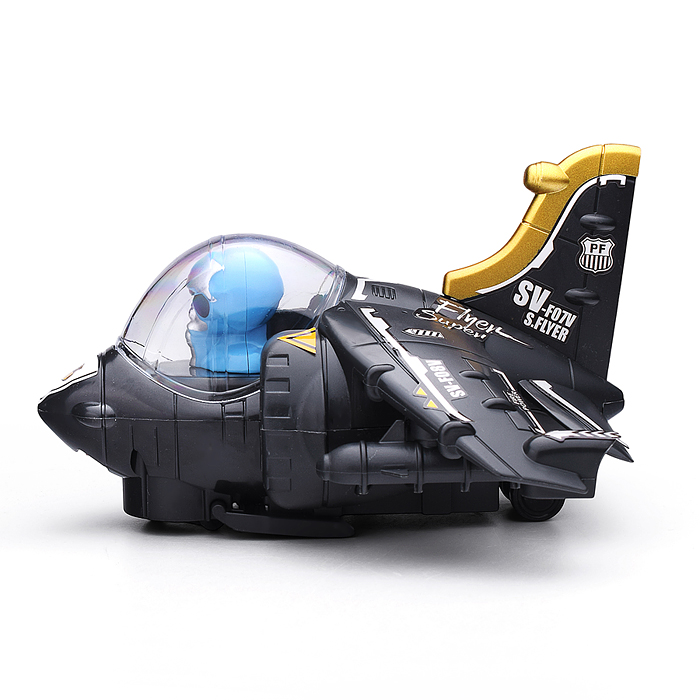 Самолет 286-28 "Истребитель" на батарейках, в коробке