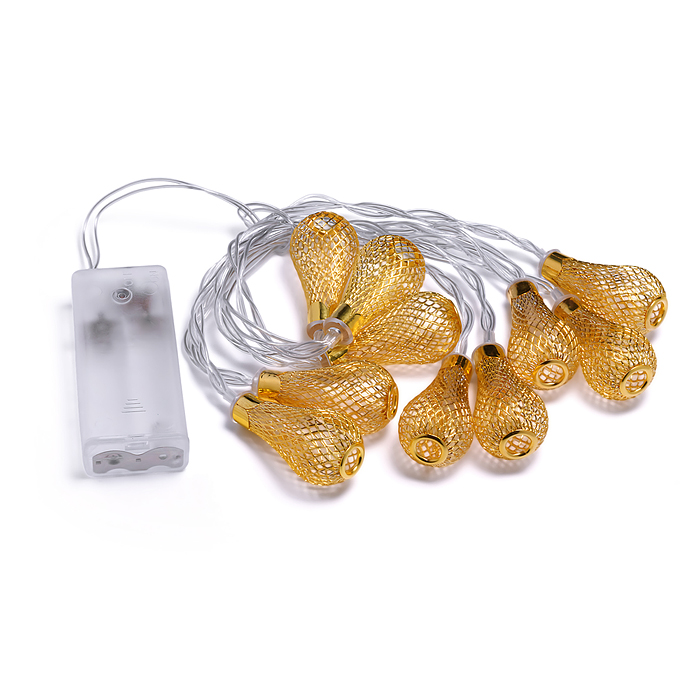 Электрогирлянда Стильные лампы, 2м, 10 ламп