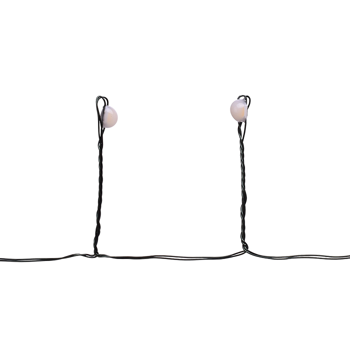 Электрогирлянда Мишура, 3м, 100 ламп, цветная, зеленый провод