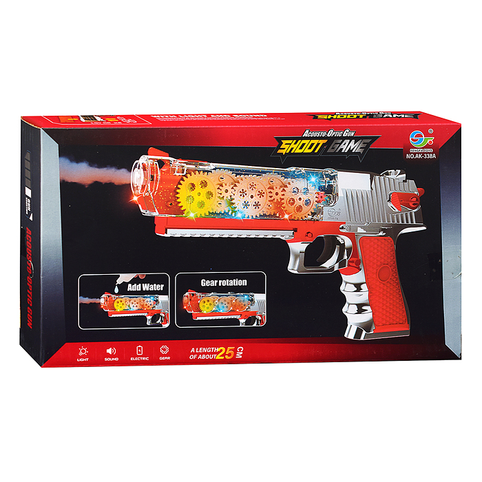 Пистолет AK-338A "Космические шестеренки" в коробке