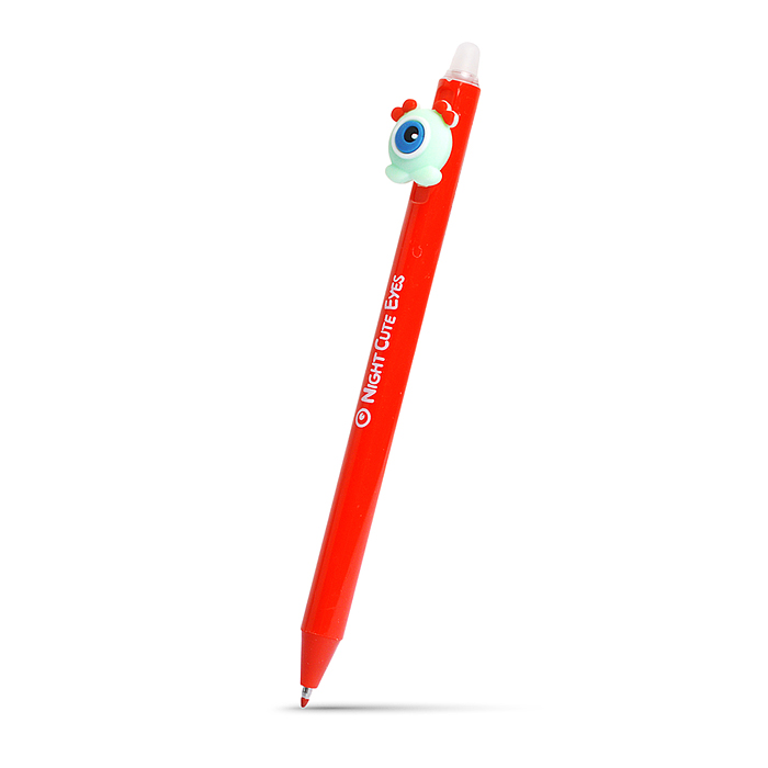 Ручка гелевая со стираемыми чернилами "Инопланетяне" цвет чернил синий