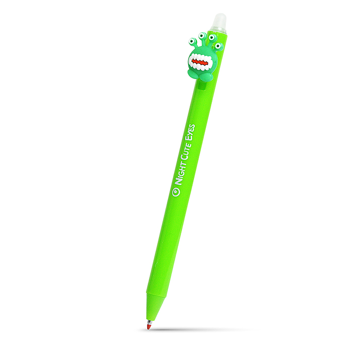 Ручка гелевая со стираемыми чернилами "Инопланетяне" цвет чернил синий