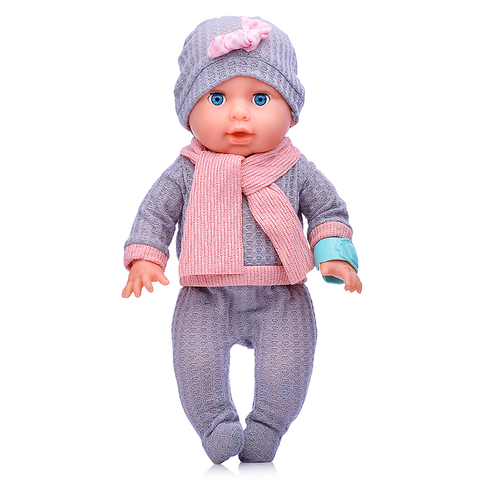 Пупс YL2535C-B "Валерия" (пьет, писает) с аксессуарами, в коробке