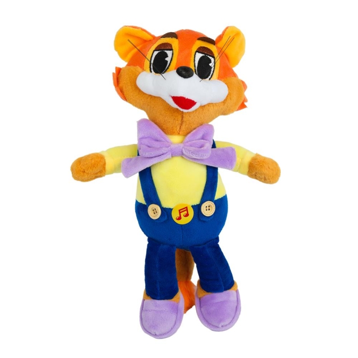 Игрушка мягкая "Кот леопольд" 20см, озвуч Игрушка мягкая "Кот леопольд" 20см, озвуч