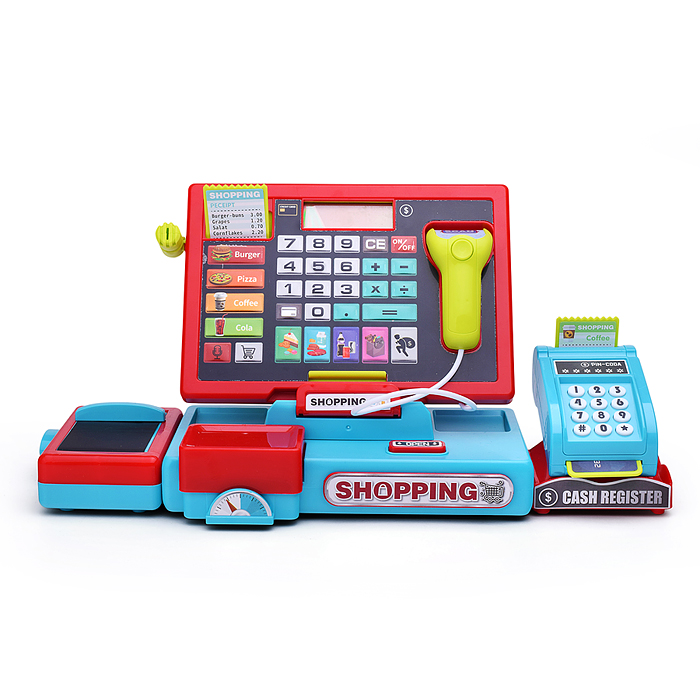Игровой набор 818-389M "Касса. Магазин дома №1" с аксессуарами, в коробке