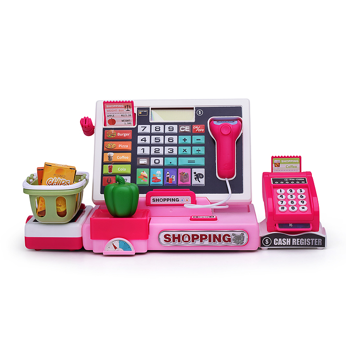 Игровой набор 818-379M "Касса. Магазин дома" с аксессуарами, в коробке