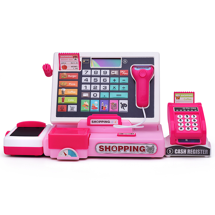 Игровой набор 818-379M "Касса. Магазин дома" с аксессуарами, в коробке