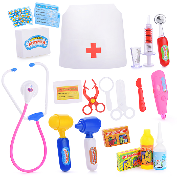 Набор доктора 2554 "Волшебная аптечка", в чемодане (22 предметов)