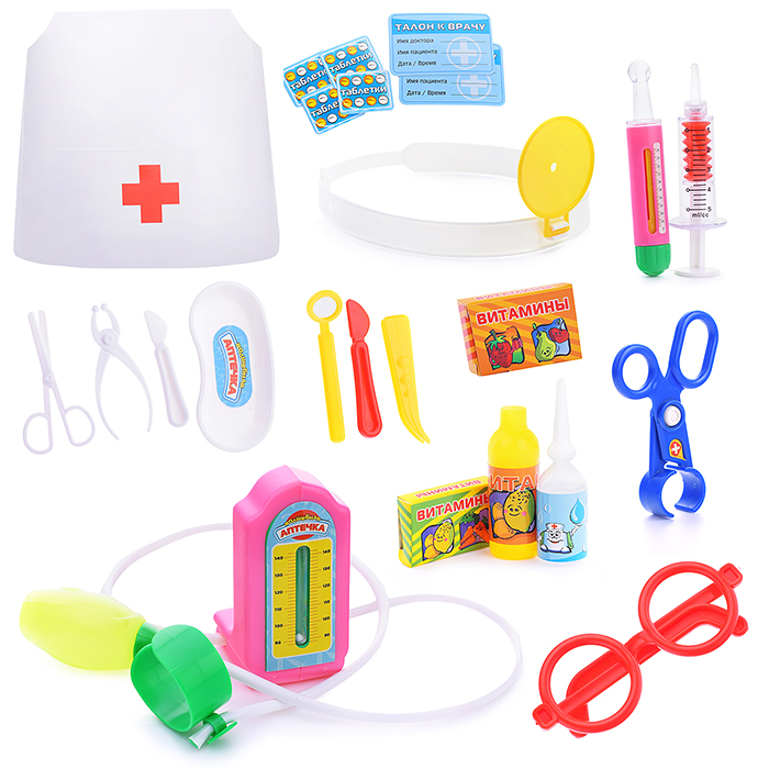 Набор доктора 2554 "Волшебная аптечка", в чемодане (22 предметов)
